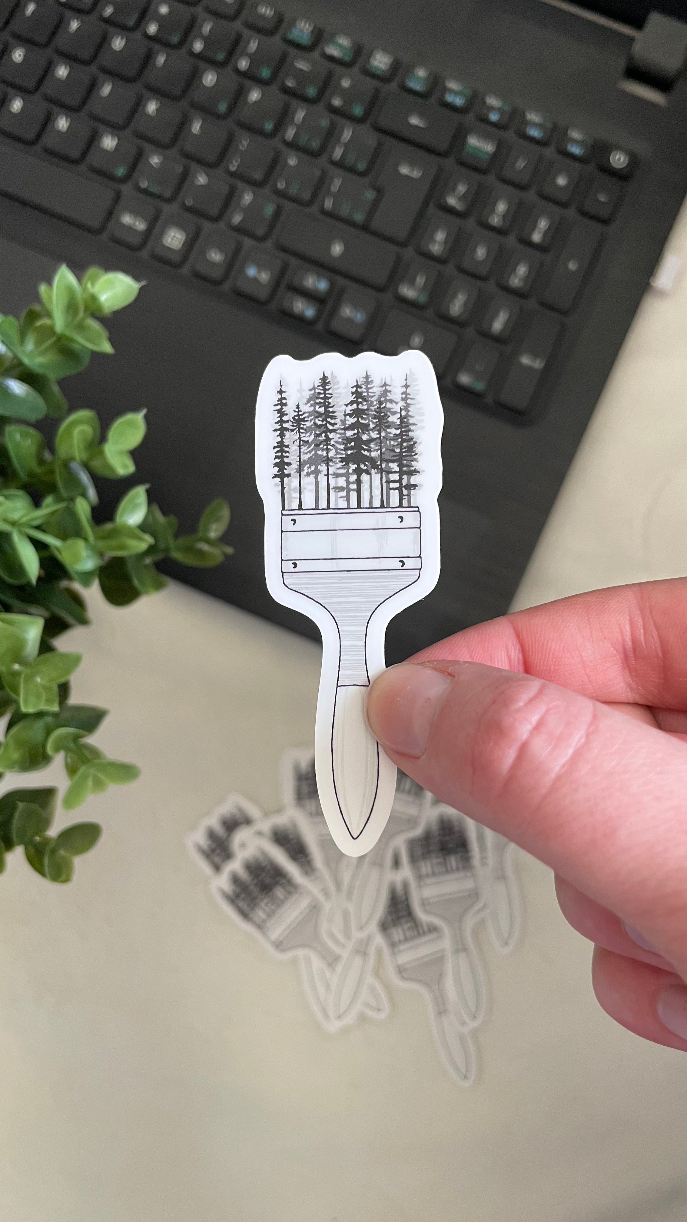 Paint Brush Sticker