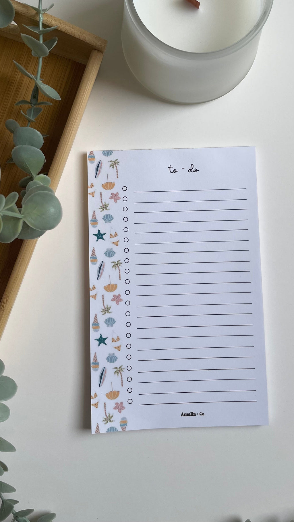 Pastel To-Do List Notepad