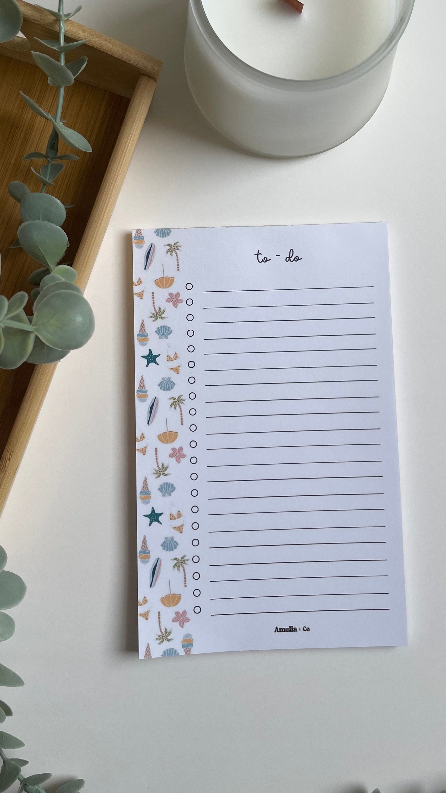 Pastel To-Do List Notepad
