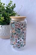 Flower Garden Glass Cup