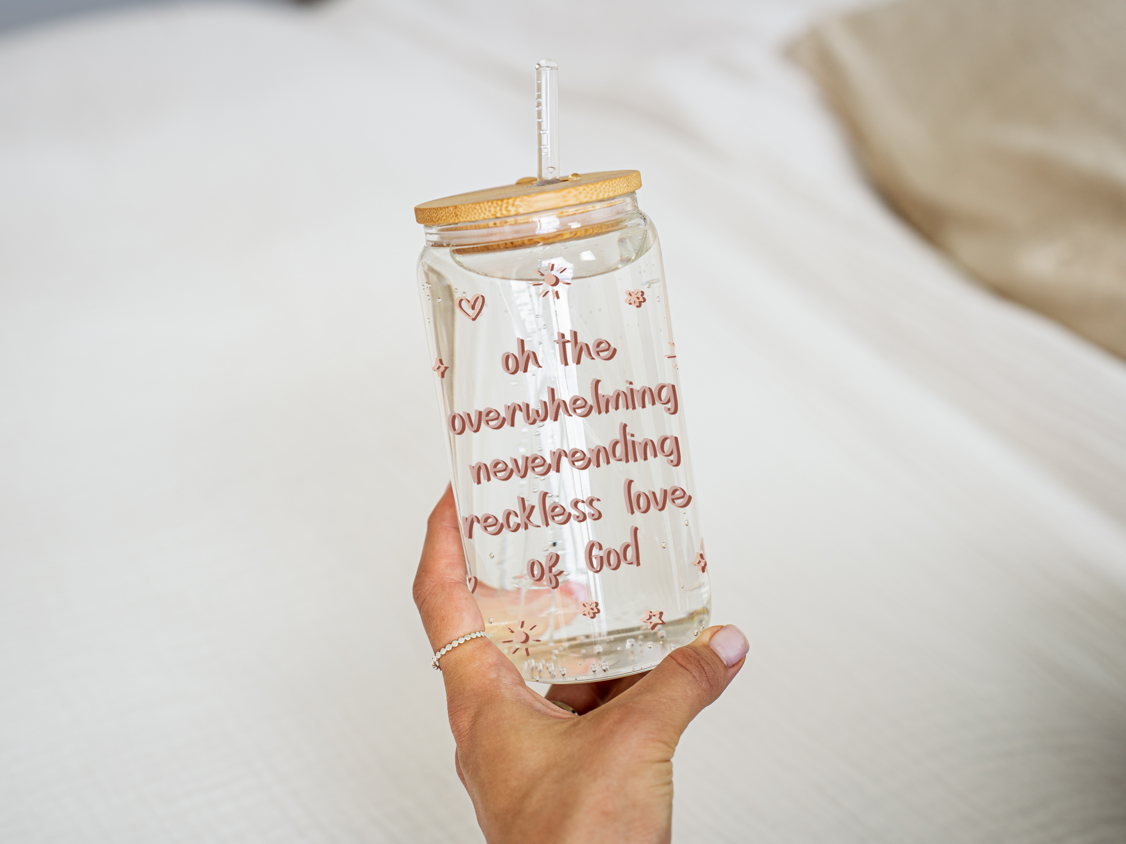 Reckless Love of God Glass Cup