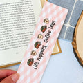 Life Happens, Coffee Helps Laminated Bookmark