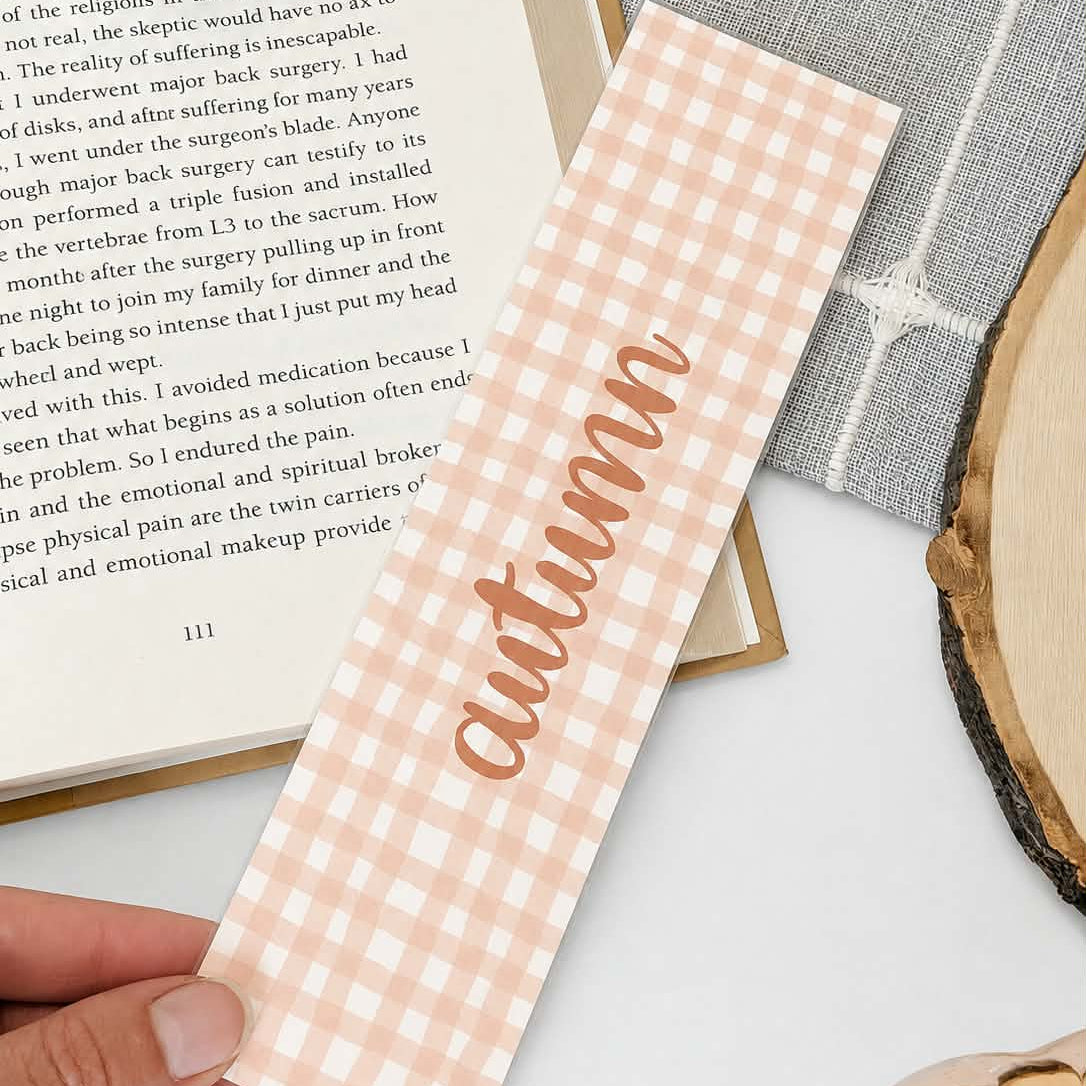 Autumn Laminated Bookmark