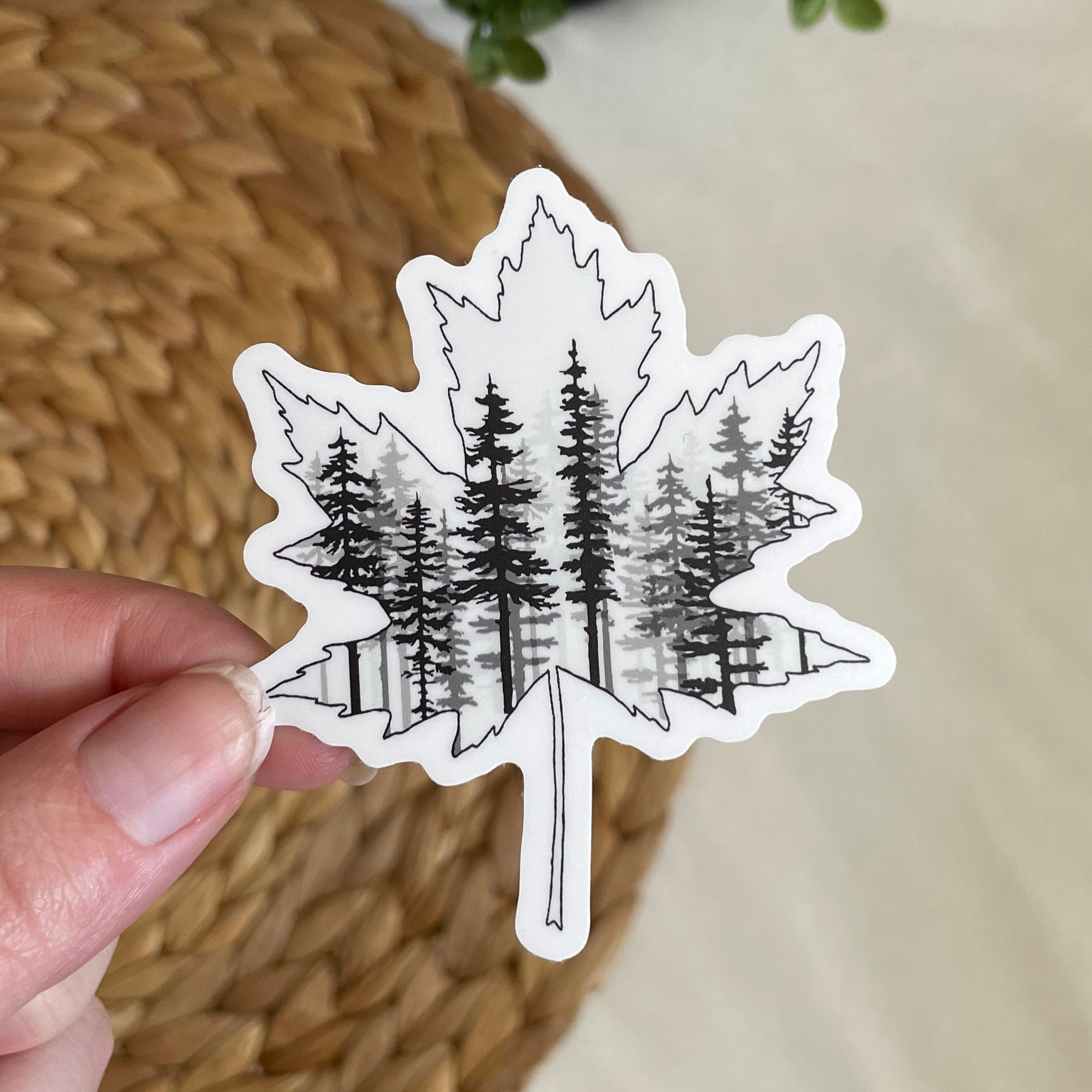 Maple Leaf Sticker