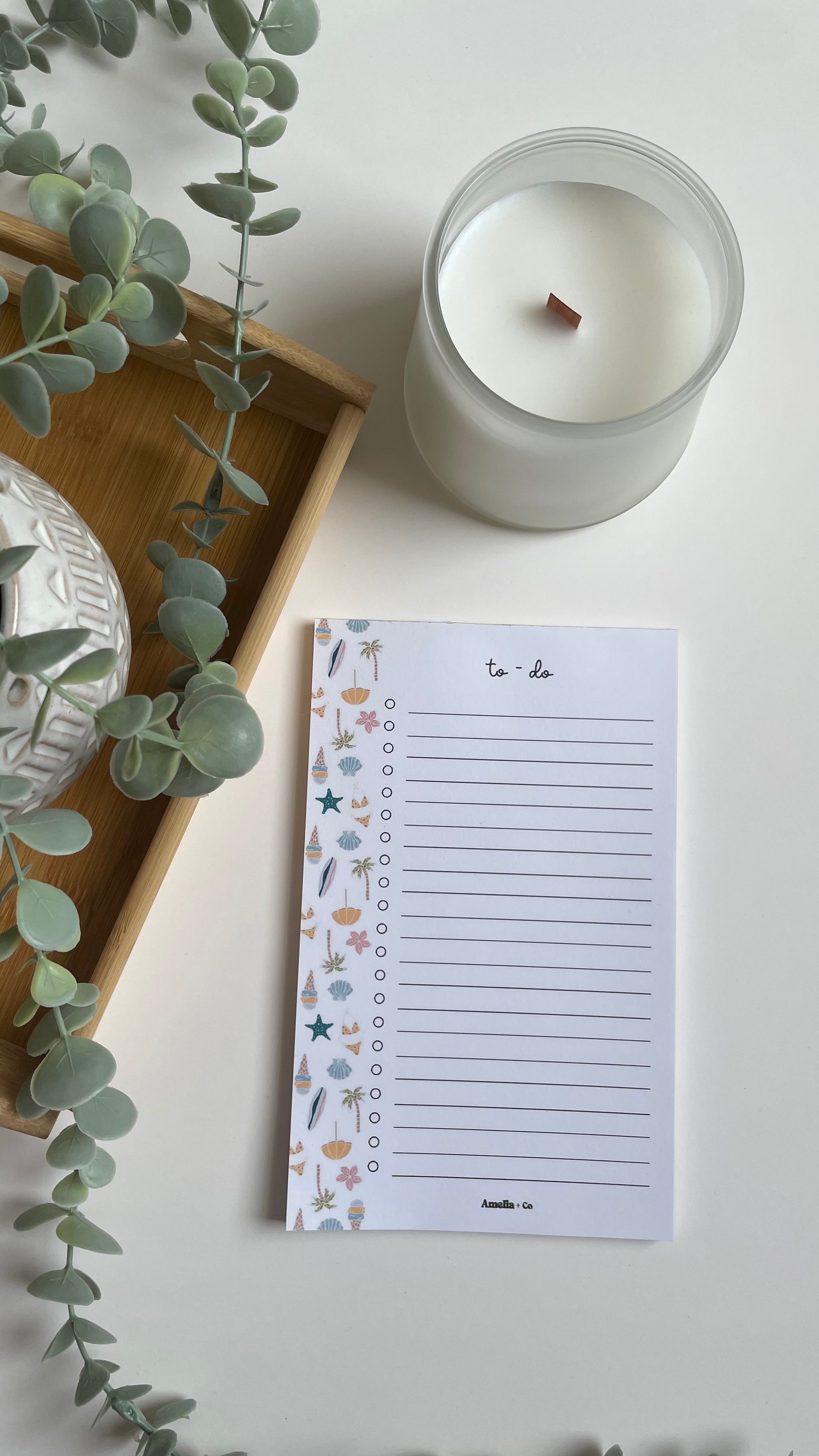 Pastel To-Do List Notepad