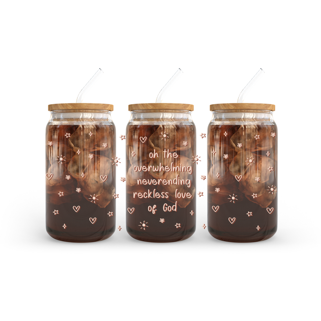 Reckless Love of God Glass Cup