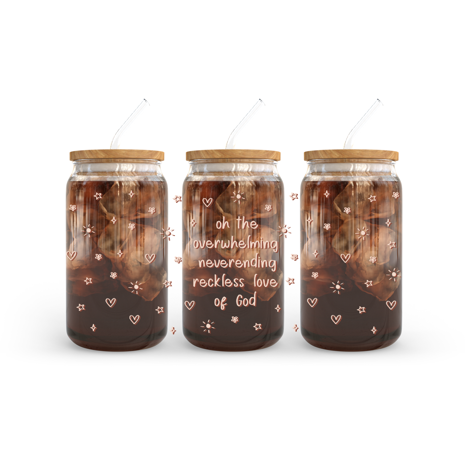 Reckless Love of God Glass Cup