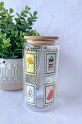 Stamps Glass Cup