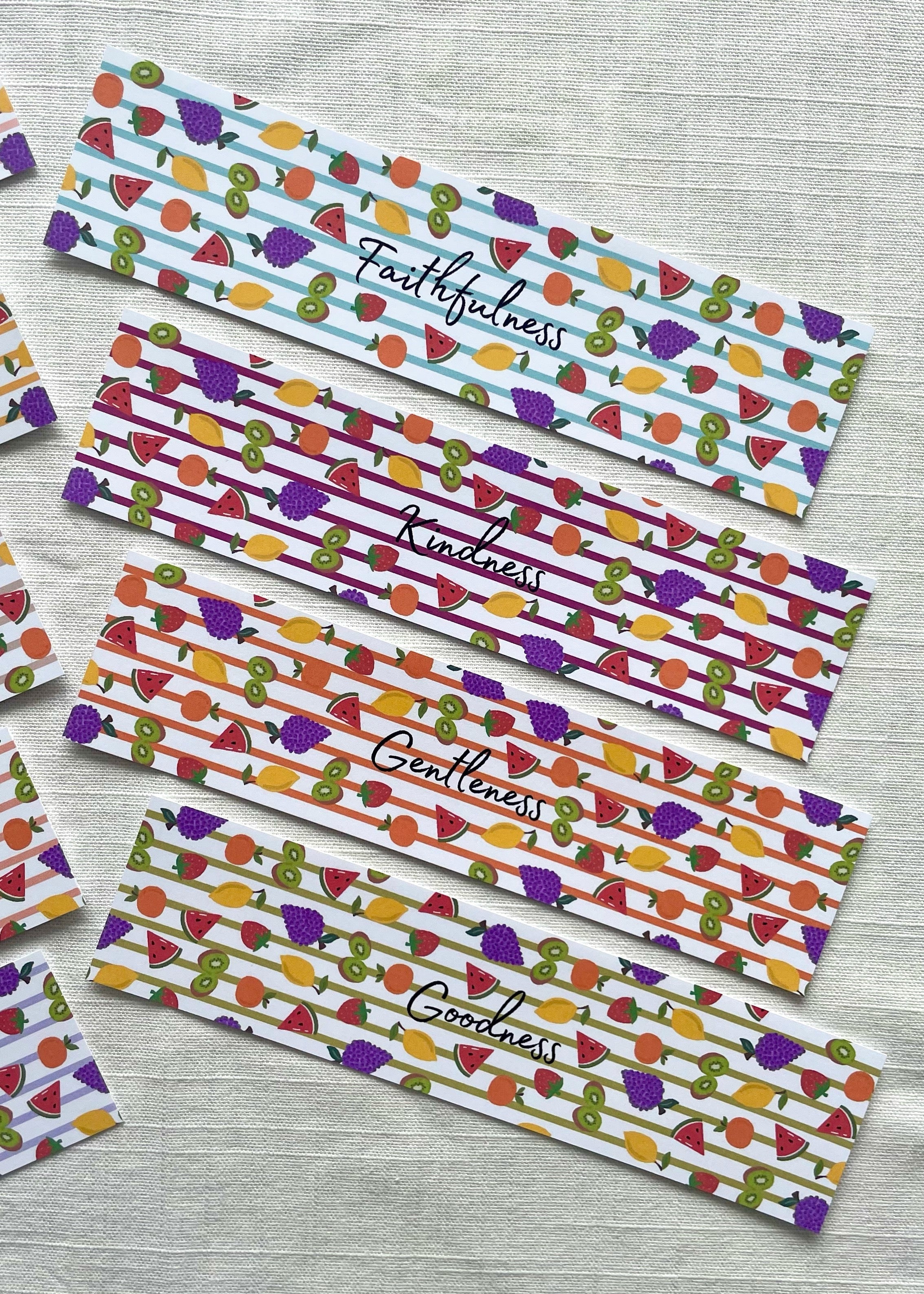 Fruits Of The Spirit Laminated Bookmark
