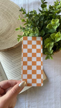 Checkered Laminated Bookmark